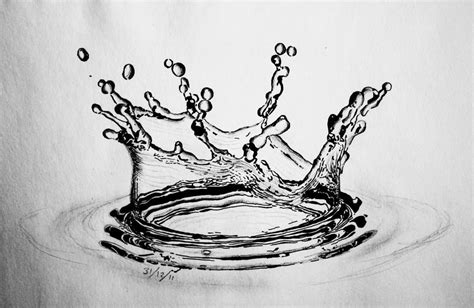 Water drop by ljsummers | Pencil drawings, Realistic pencil drawings ...