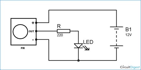 Simple Pir Motion Sensor Circuit Diagram - 4K Wallpapers Review