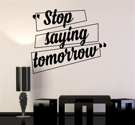 Vinyl Wall Decal Motivation Quotes Office Home Inspiration Stickers ...