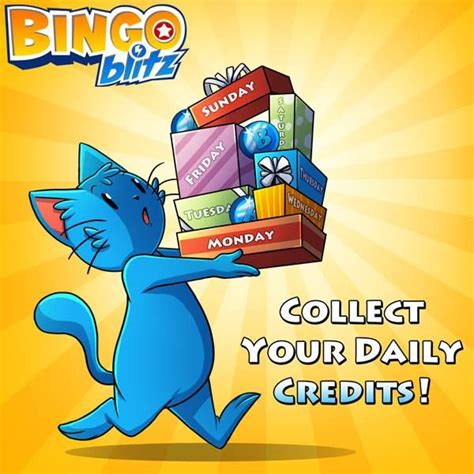 You Can get Daily Credits for playing Bingo Blitz Daily! | Bingo blitz ...