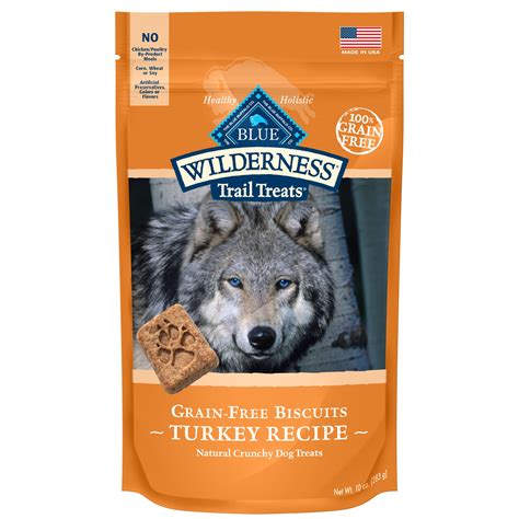 Blue Buffalo Blue Wilderness Trail Treats Turkey Biscuits Dog Treats ...