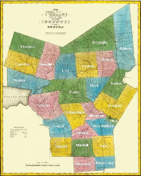 Map Oneida County Ny - Map Of West