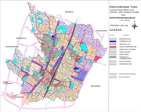 Parvathipuram Master Development Plan Map PDF Download - Master Plans India