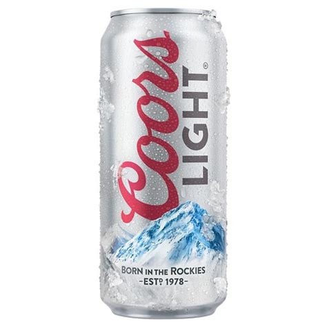 Coors Light Light Lager 24 pack/16 oz cans - Beverages2u