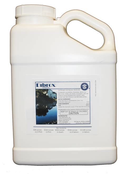 Dibrox Aquatic Diquat Herbicide Safe Pond Weed Killer | Lake Restoration