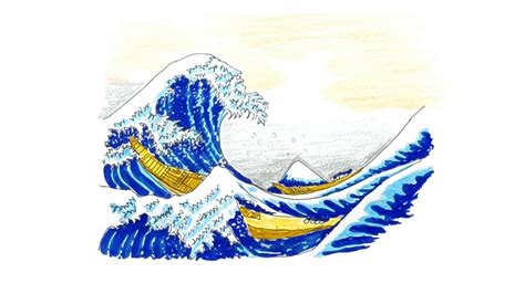 How To Draw The Great Wave Off Kanagawa | Images and Photos finder