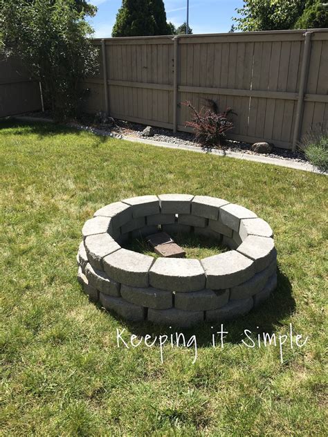 How To Build A Paver Fire Pit - Encycloall