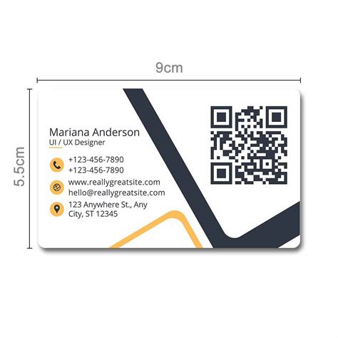 Personalized Business Card design With QR Code Custom NFC Cards India ...