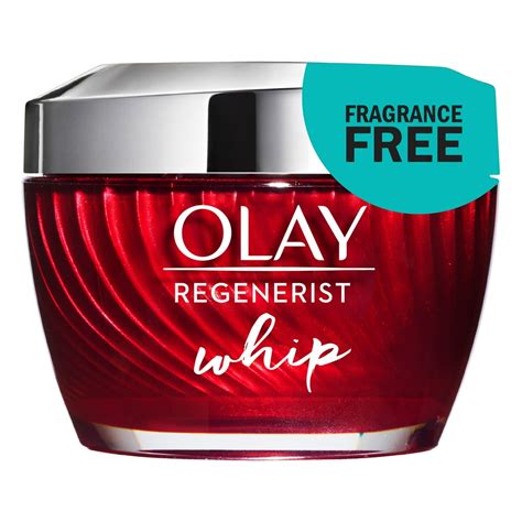 Olay Regenerist Whip Face Cream Moisturizer, Fragrance-Free, 1.7 oz ...