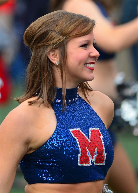 NFL and College Cheerleaders Photos: Celebrating Ole Miss' Sick ...