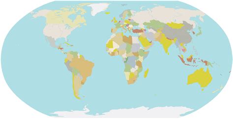 Free Blank World Map - GIS Geography