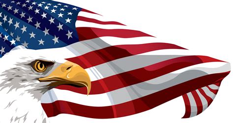 Flag of the United States Clip art - American Flag and Eagle ...