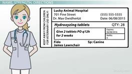 Veterinary Prescription Label Requirements - Trovoadasonhos