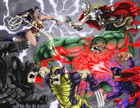 Marvel Vs DC by DanielRoper on DeviantArt