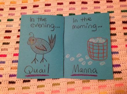 Manna & Quail - Craft - SundaySchoolist