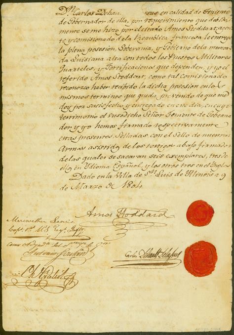 Louisiana Purchase Treaty Signing