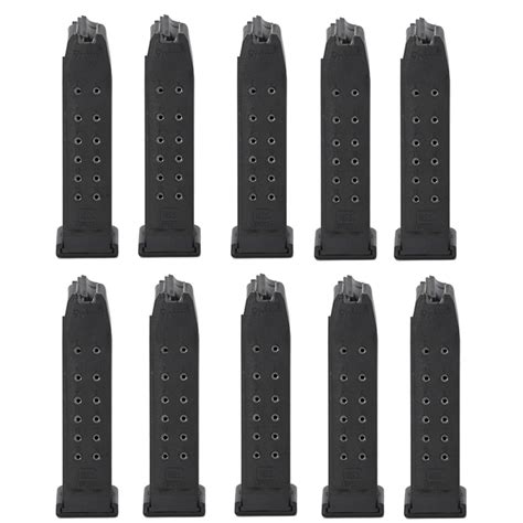 Glock Original Magazine for Glock 19 .9mm Luger 15 Rds 10 Pack - Deals