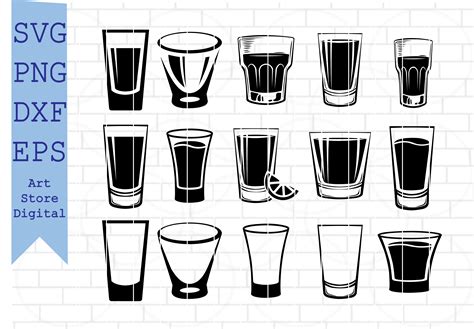 Shot Glasses Svg Files Graphic by Artstoredigital · Creative Fabrica