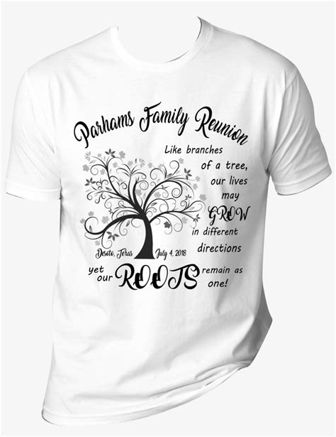 Family Reunion T Shirt Template