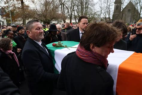 Shane MacGowan's funeral in pictures as wife Victoria says he 'lived on ...