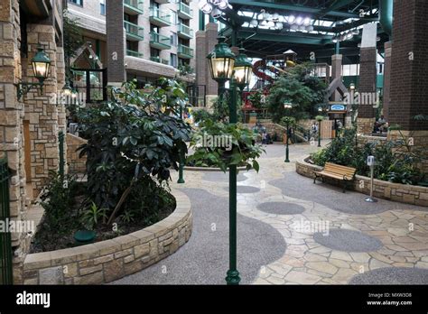 Interior of Edinborough Park, a 1 acre indoor park in Edina, Minnesota ...