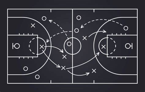 2,600+ Drawing Of Basketball Game Stock Photos, Pictures & Royalty-Free ...