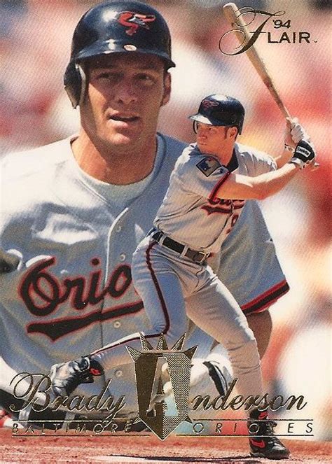 Orioles Card "O" the Day: Brady Anderson, 1994 Fleer Flair #251