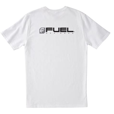 Fuel Logo T-Shirt - White — Wheel Merch