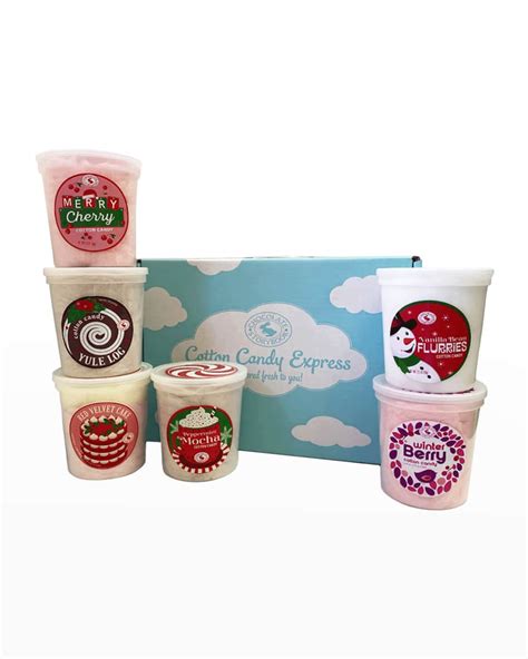 Chocolate Storybook Holiday Flavors Tube Cotton Candy | Horchow