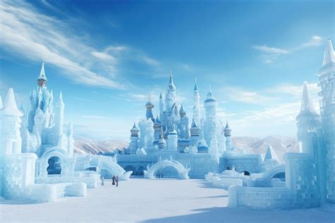 Harbin ice festival landscape outdoors | Free Photo Illustration - rawpixel