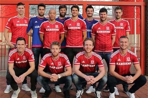 Middlesbrough FC players pose topless for charity calendar in support ...