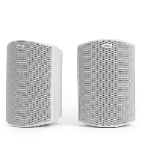 Polk Audio Atrium 4 Outdoor Speakers with Powerful Bass (Pair, White ...