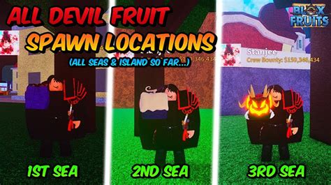 Blox fruits all devil fruit locations