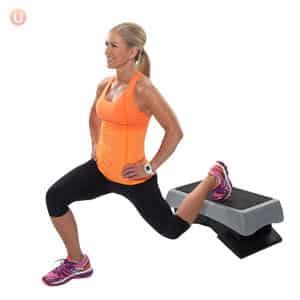 How To Do An Elevated Lunge - Get Healthy U