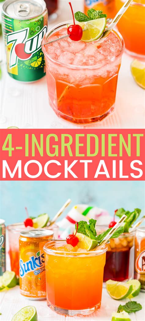 4-Ingredient Mocktail - Three Ways | Sugar and Soul