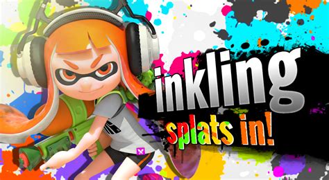 Inkling joins Smash bros by Kyon000 on DeviantArt