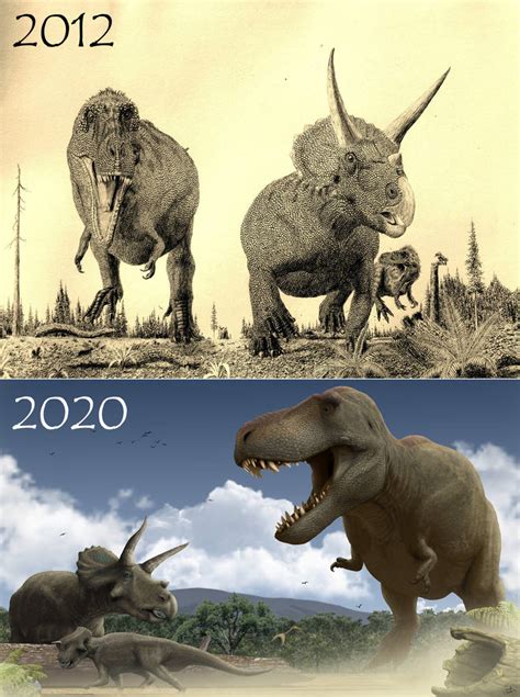 T.rex vs. Triceratops. 2012 - 2020. by Frank-Lode on DeviantArt