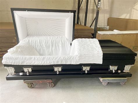 Matte Black Casket Custom Casket - Sky Caskets