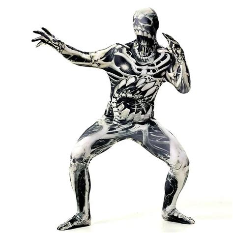 Halloween Horror Skeleton Scary Cosplay Adult Unisex Costume – hbmccostume