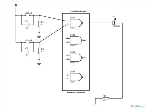 Nand Logic Gate Circuit Diagram