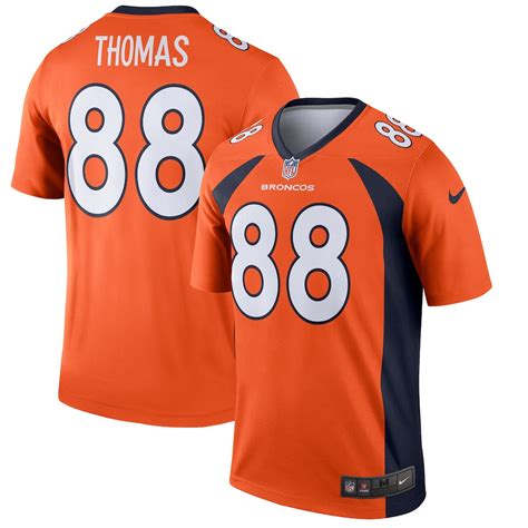 Men's Denver Broncos Demaryius Thomas Nike Orange Legend Jersey