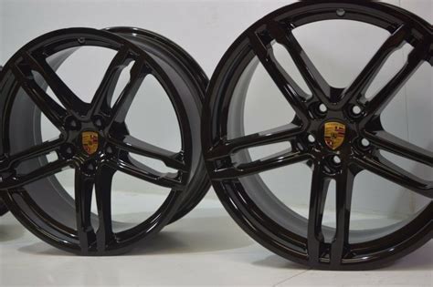 19″ PORSCHE MACAN BLACK FACTORY OEM WHEELS – Factory Wheel Republic