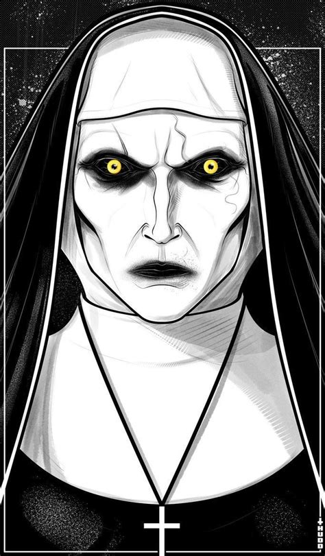 Valak Demon From The Nun & Conjuring Artwork Ideas Graphic Design ...