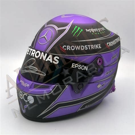 Lewis Hamilton Autographed Helmet