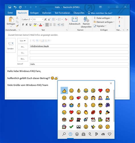 Insert emojis with a keyboard shortcut on Windows 10 - HowPChub