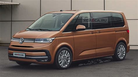 VW T7 rendered again after the latest spy photos