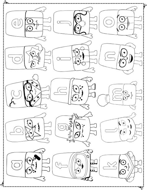 Alphablocks Coloring Pages Coloring Pages