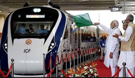 pm modi flags off vande bharat express | Indian Bureaucracy is an ...