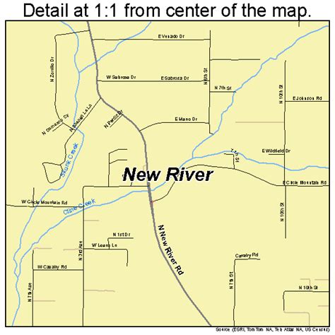 New River Arizona Street Map 0449360