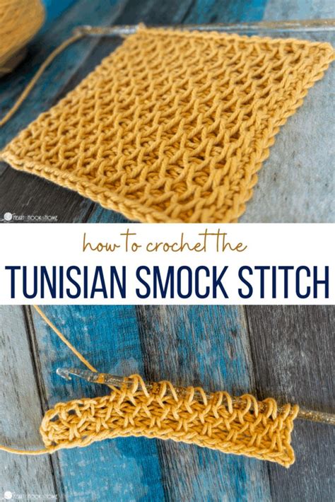 Tunisian Smock Stitch Tutorial | Tunisian crochet patterns, Tunisian ...